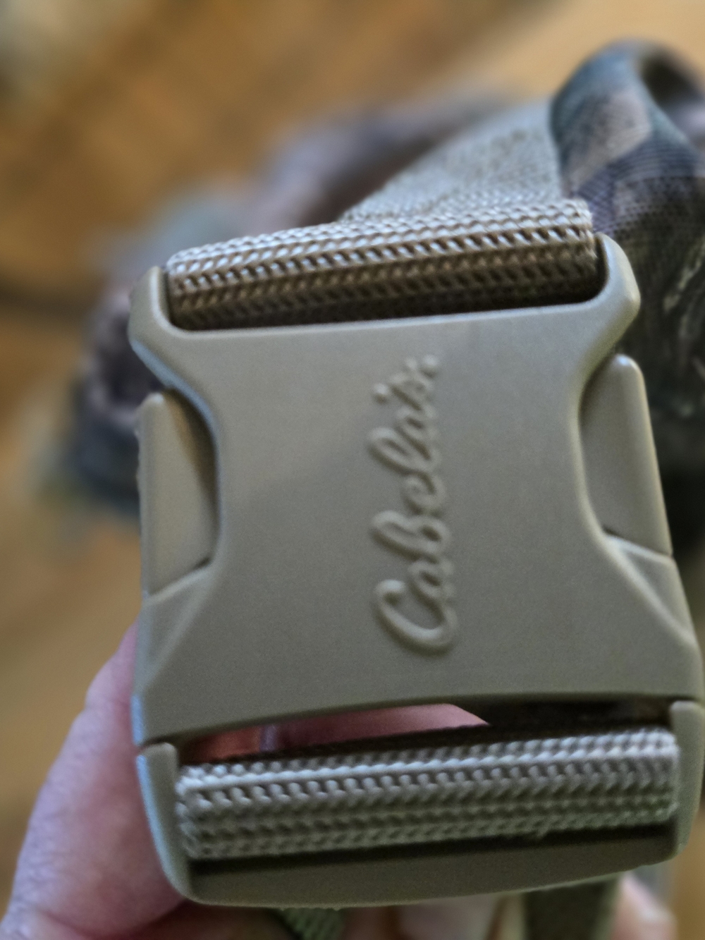 Cabela's Seclusiin 3D Camo Duffel Bag with Olive Straps - Picture 4 of 8